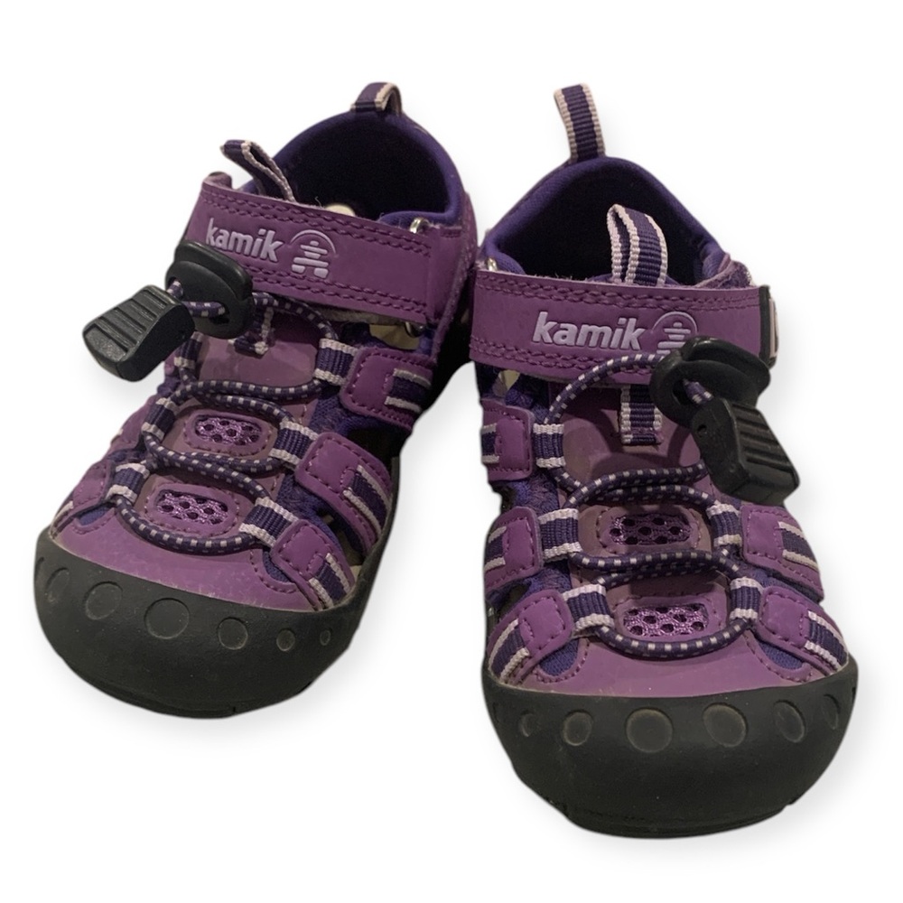 Kamik crab purple, closed toe, water-shoe/sandal, toddler size 7